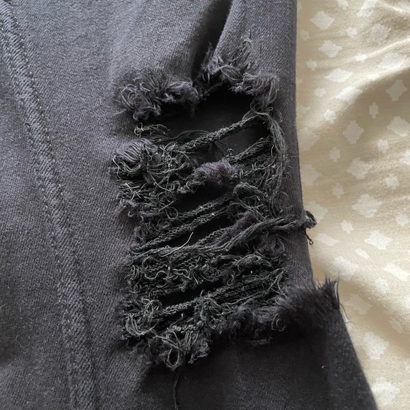 Express high rise, distressed, jean legging - Picture 3 of 3